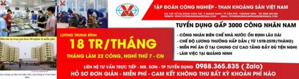 Tuyển Công Nhân Khai Thác Than, Công Nhân Cơ Điện