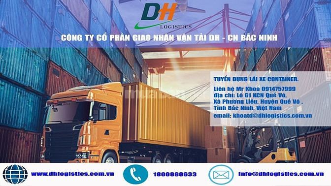 Công ty DH cần tuyển lái xe bằng FC